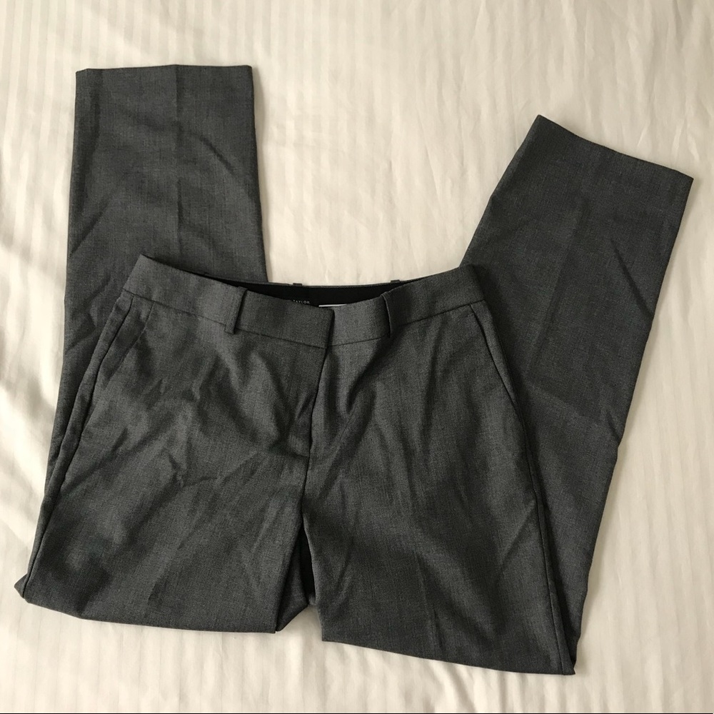 Ann Taylor Sharkskin Kate pants 8